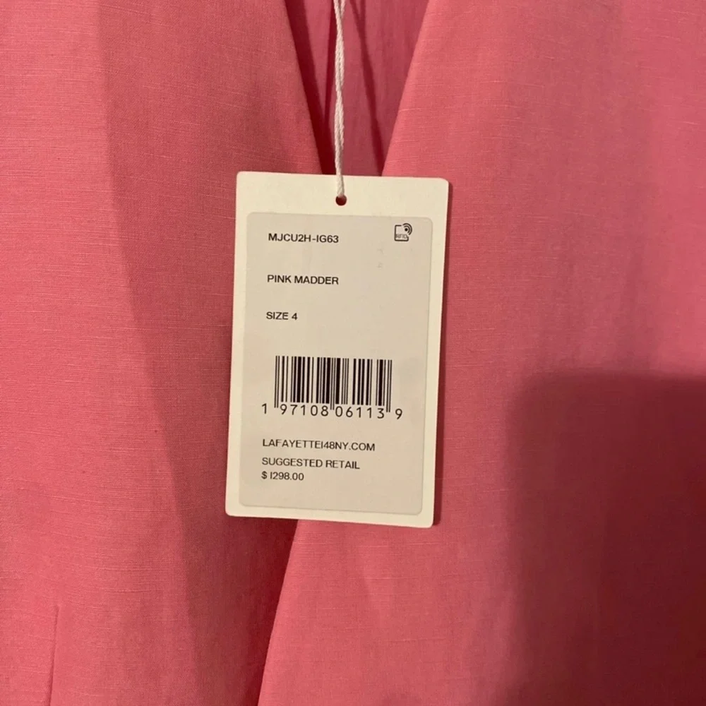 EUC Lafayette 148 New York Pink Womens Blazer & Pants Suit Set (worn once)